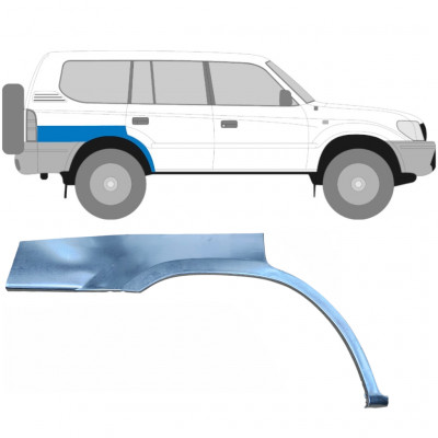 Pannello di riparazione parafango posteriore per Toyota Land Cruiser J90 1996-2002 / Destra 5872