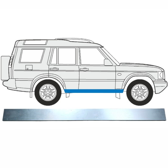 Sottoporta interno per Land Rover Discovery 1989-2004 / Sinistra = Destra (simmetrico) 16005