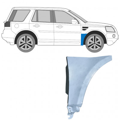 Pannello di riparazione parafango anteriore per Land Rover Freelander 2006-2016 / Destra 12788