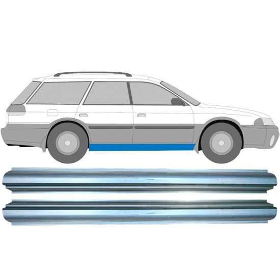 Pannello di riparazione sottoporta lamiera per Subaru Legacy 1994-1999 / Sinistra+Destra / Set 11335