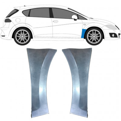 Pannello di riparazione parafango anteriore per Seat Leon 2005-2012 / Sinistra+Destra / Set 9606