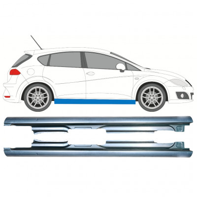 Sottoporta Lamiera Completo per Seat Leon 2005-2012 / Sinistra+Destra / Set 9982