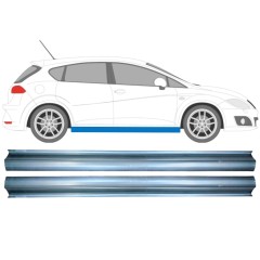 Pannello di riparazione sottoporta lamiera per Seat Leon 2005-2012 / Sinistra+Destra / Set 11371
