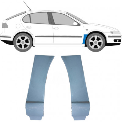 Pannello di riparazione parafango anteriore per Seat Toledo II 1999-2004 / Sinistra+Destra / Set 10593
