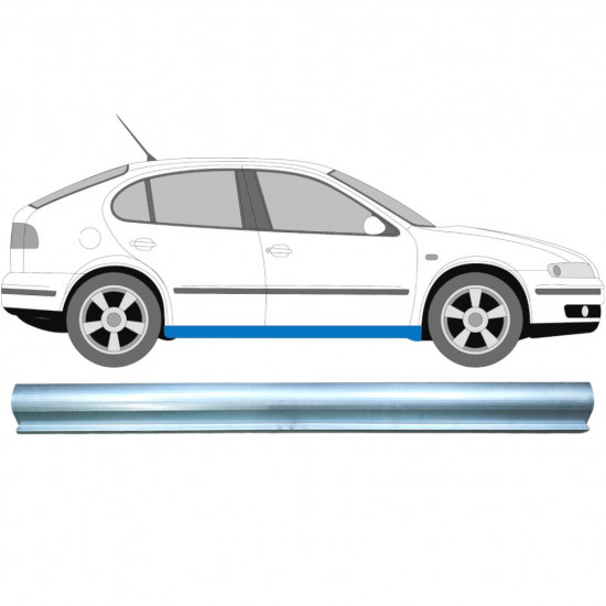 Pannello di riparazione sottoporta lamiera per Seat Leon 1999-2004 / Sinistra = Destra (simmetrico) 15744