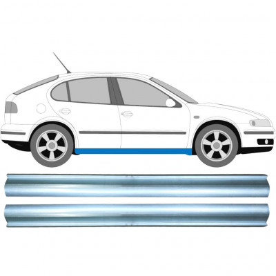 Pannello di riparazione sottoporta lamiera per Seat Toledo II 1999-2004 / Sinistra = Destra (simmetrico) / Set 10409