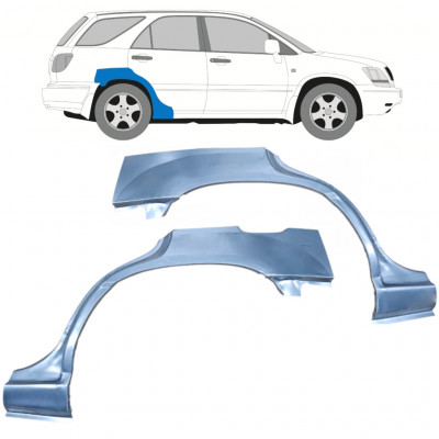 Pannello di riparazione parafango posteriore per Lexus RX 1998-2003 / Sinistra+Destra / Set 9947