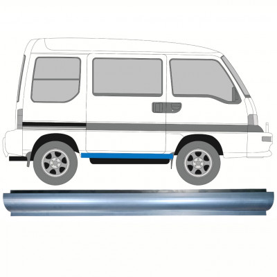 Pannello di riparazione sottoporta lamiera per Subaru Libero 1983-1998 8393