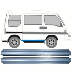 Pannello di riparazione sottoporta lamiera per Subaru Libero 1983-1998 / Sinistra+Destra / Set 11093