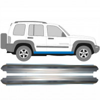 Pannello di riparazione sottoporta lamiera per Jeep Liberty 2001-2008 / Sinistra+Destra / Set 11328