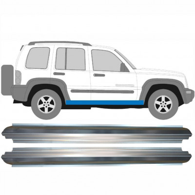Pannello di riparazione sottoporta lamiera per Jeep Liberty 2001-2008 / Sinistra+Destra / Set 11328