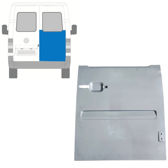 Pannello di riparazione porta posteriore alta per Volkswagen LT 1996-2005 / Destra 16561