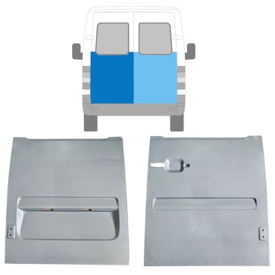 Pannello di riparazione porta posteriore per Volkswagen LT 1996-2005 / Sinistra+Destra 16562