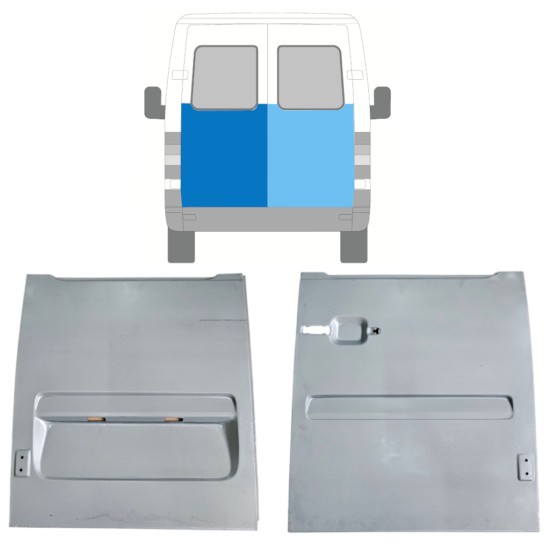 Pannello di riparazione porta posteriore per Volkswagen LT 1996-2005 / Sinistra+Destra 16562