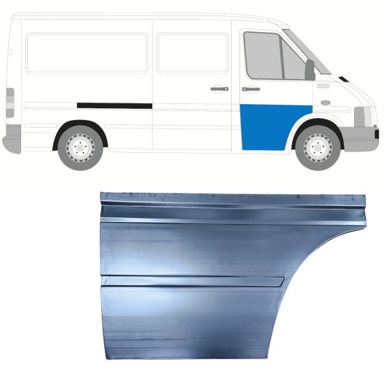 Pannello di riparazione porta anteriore per Volkswagen LT 1996-2005 / Destra 16551
