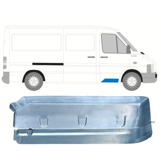 Pannello di riparazione gradino anteriore per Volkswagen LT 1996-2005 / Destra 16541