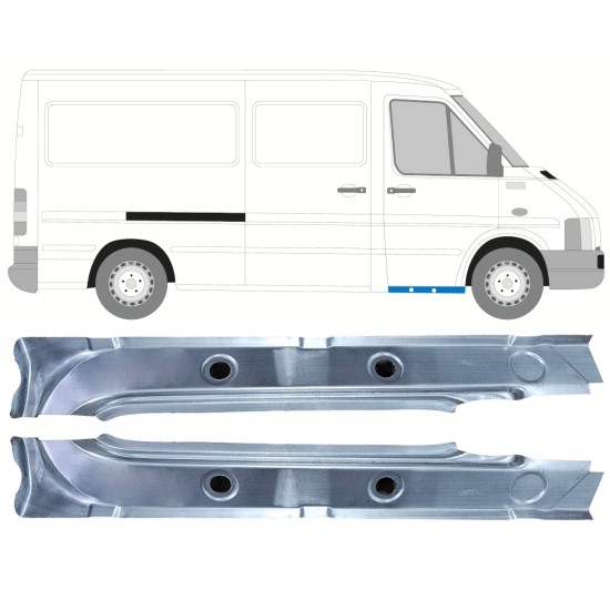 Lamiera di riparazione della porta anteriore interna per Volkswagen LT 1996-2005 / Sinistra+Destra 16581