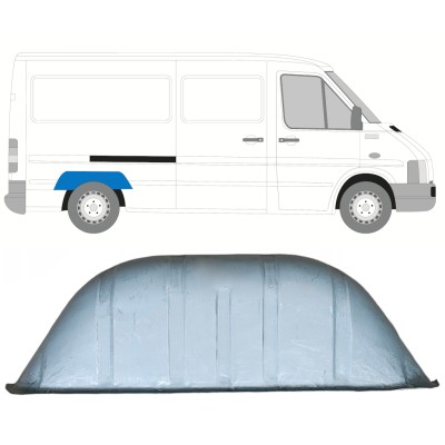 Pannello di riparazione arco ruota posteriore interno per Volkswagen LT 1996-2005 / Sinistra = Destra (simmetrico) 13666