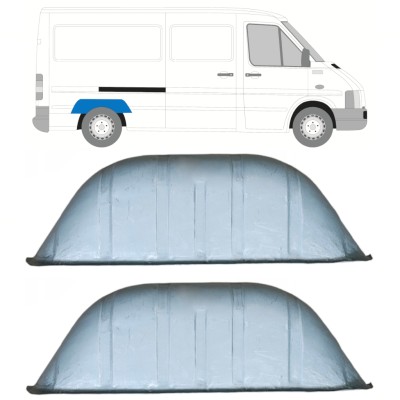 Pannello di riparazione arco ruota posteriore interno per Volkswagen LT 1996-2005 / Sinistra = Destra (simmetrico) / Set 14151