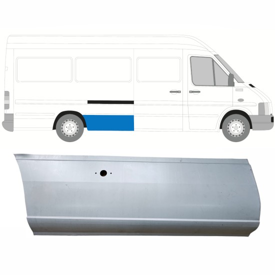 Pannello di riparazione parafango posteriore con foro per Volkswagen LT 1996-2005 / Destra 13999