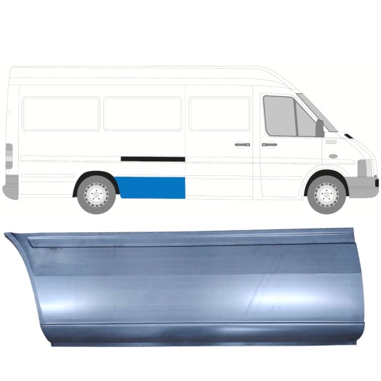 Pannello di riparazione parafango posteriore per Volkswagen LT 1996-2005 / Destra 13473
