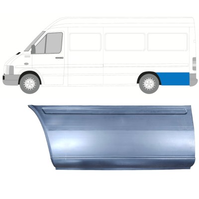 Pannello di riparazione sezione posteriore parafango posteriore per Volkswagen LT 1996-2005 / Sinistra 13414