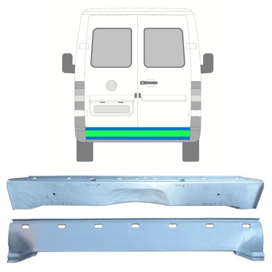 Pannello di riparazione posteriore per Volkswagen LT 1996-2005 / Set 14274