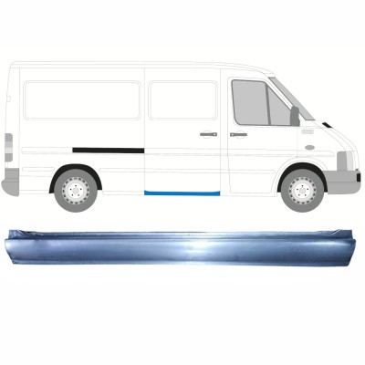 Pannello di riparazione sottoporta porta scorrevole per Volkswagen LT 1996-2005 / Sinistra = Destra (simmetrico) 16607