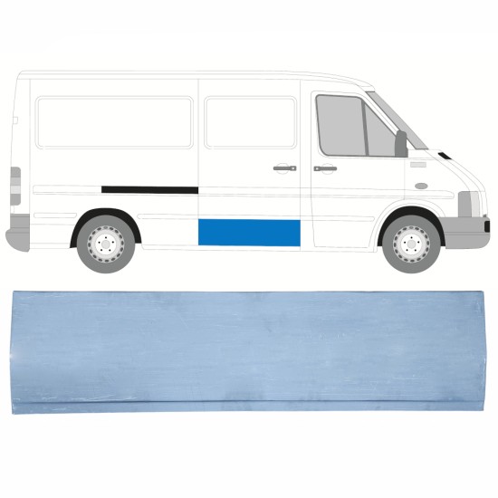 Pannello di riparazione porta scorrevole esterno per Volkswagen LT 1996-2005 / Sinistra 16597
