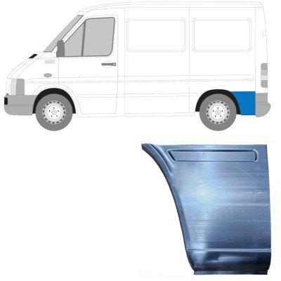 Pannello di riparazione parafango posteriore dietro la ruota per Volkswagen LT 1996-2005 / Sinistra 13434
