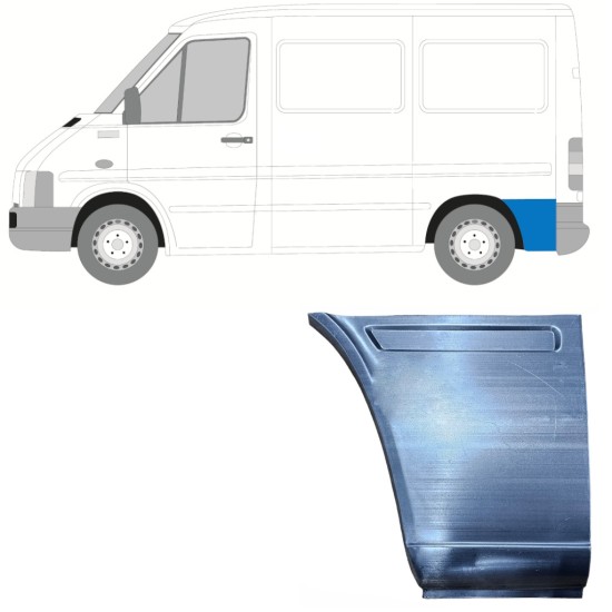 Pannello di riparazione parafango posteriore dietro la ruota per Volkswagen LT 1996-2005 / Sinistra 13434