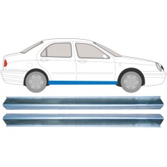 Pannello di riparazione sottoporta lamiera per Lancia Lybra 1995-2005 / Sinistra+Destra / Set 9434