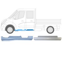 Set di pannelli di riparazione per Opel Movano 2010-2021 / Sinistra 15291