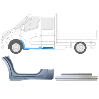Set di pannelli di riparazione per Opel Movano 2010-2021 / Sinistra 15281