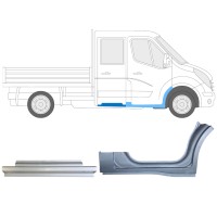 Set di pannelli di riparazione per Opel Movano 2010-2021 / Destra 15280
