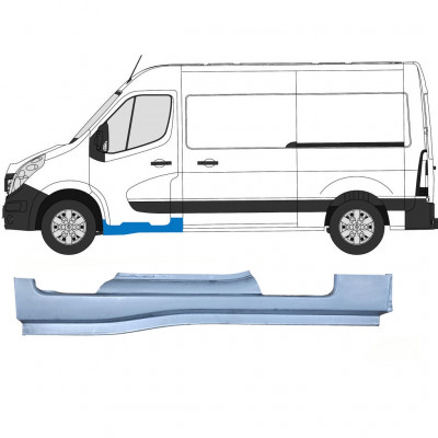 Pannello di riparazione davanzale della porta anteriore per Opel Movano 2010-2021 / Sinistra 15254