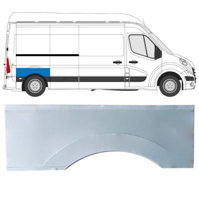 Pannello di riparazione parafango posteriore per Renault Master 2010- / Destra 16818