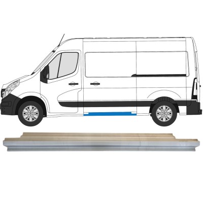 Pannello di riparazione sottoporta porta scorrevole per Opel Movano 2010-2021 / Sinistra 15277
