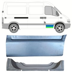 Lamiera di riparazione interno ed esterno porta anteriore per Renault Master 1998-2010 / Destra / Set 16874