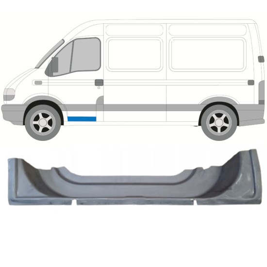 Pannello di riparazione porta anteriore interno per Nissan Interstar 2002-2010 / Sinistra 16866
