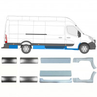 Set di pannelli di riparazione per Renault Master 2010- / Sinistra+Destra / 10065