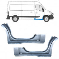 Pannello di riparazione davanzale della porta anteriore per Opel Movano 2010-2021 / Sinistra+Destra 15295