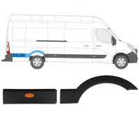 Modanatura laterale per Opel Movano 2010-2021 / Destra / Set 13284