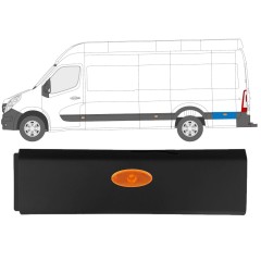 Modanatura laterale per Nissan NV400 2010- / Sinistra 15652