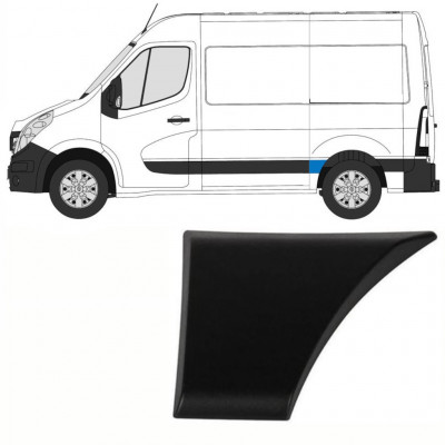 Modanatura laterale per Opel Movano 2010-2021 / Sinistra 8710