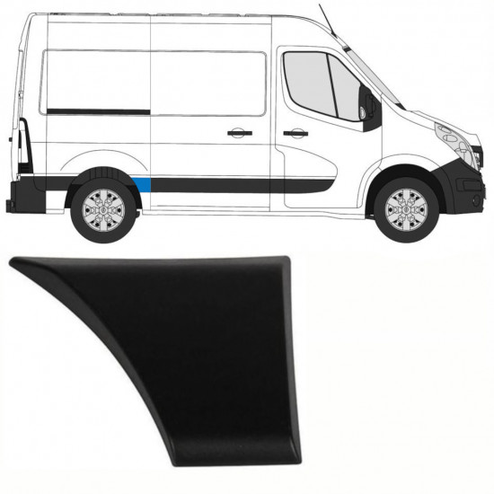 Modanatura laterale per Opel Movano 2010-2021 / Destra 8709