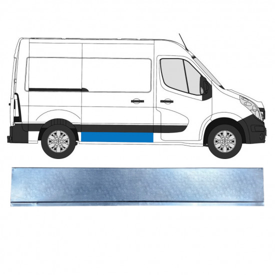 Pannello di riparazione porta scorrevole per Renault Master 2010- / Destra 5957