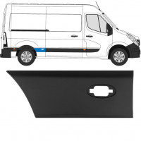 Modanatura laterale parafango posteriore con lampada per Opel Movano 2010-2021 / Destra 13292