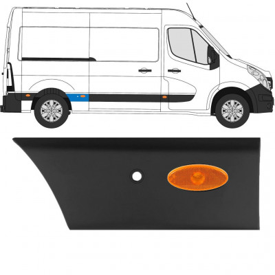 Modanatura laterale con PDC per Renault Master 2010- / Destra / Set 10928