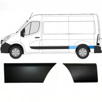 Set di modanature laterali per Opel Movano 2010-2021 / Sinistra / 13911